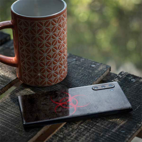 Biohazard Red Galaxy Note 10 Skin